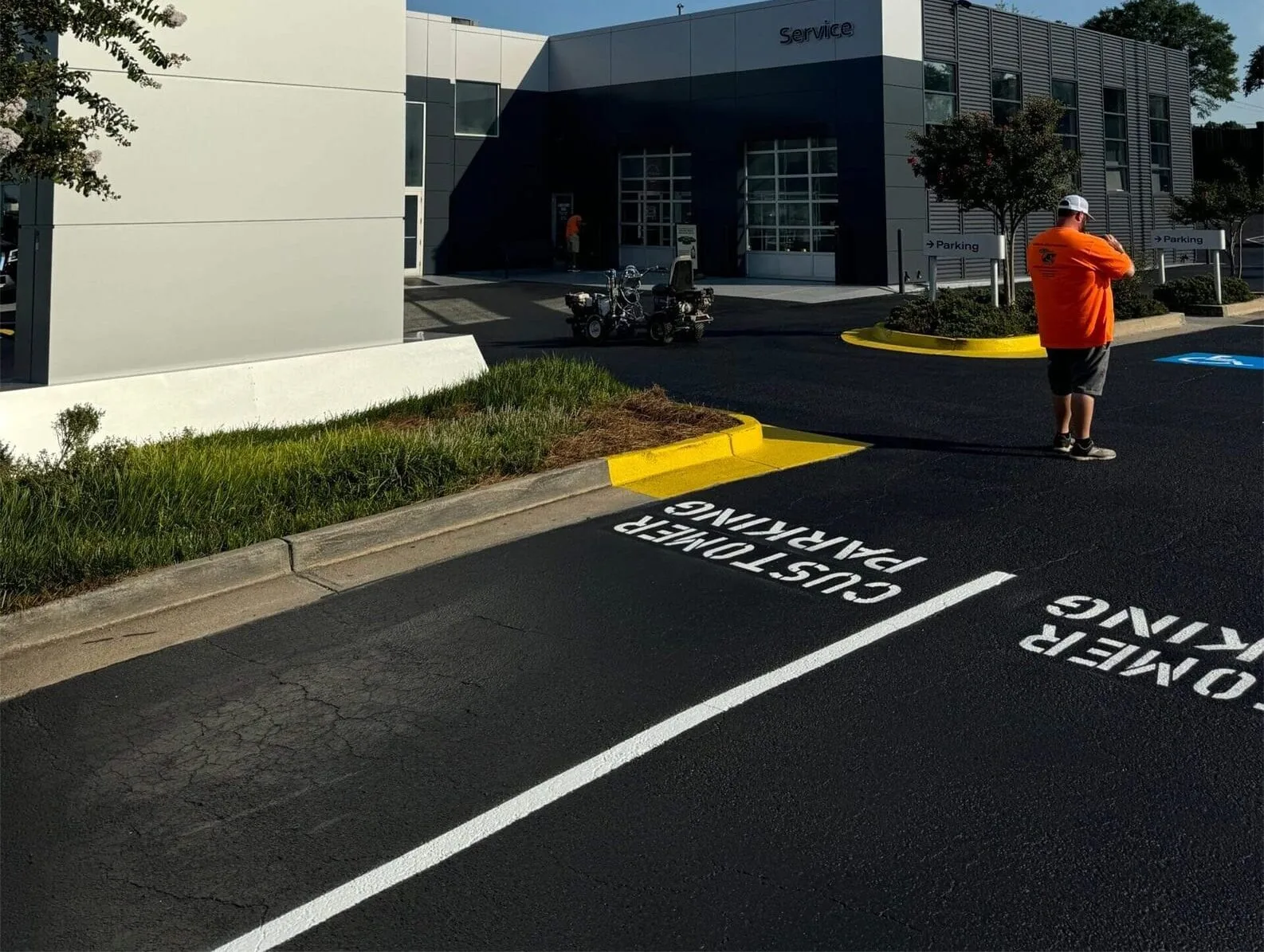 Parking Lot & Warehouse Striping 1